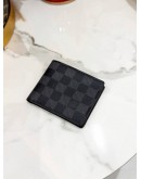 LOUIS VUITTON WALLET IN BLACK DAMIER GRAPHITE CANVAS 