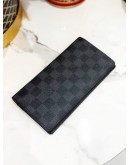 LOUIS VUITTON LONG WALLET IN BLACK DAMIER GRAPHITE CANVAS 