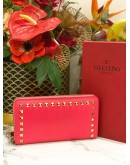 VALENTINO LONG WALLET IN HOT PINK  LEATHER