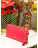 VALENTINO LONG WALLET IN HOT PINK  LEATHER