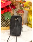 VERSACE CROSSBODY BAG IN BLACK LEATHER