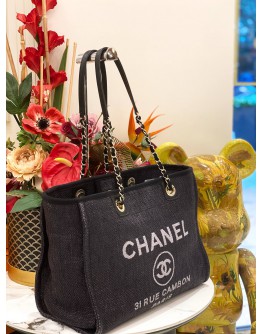 CHANEL DEAUVILLE TOTE BAG -FULL SET