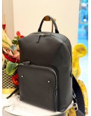 (LIKE NEW) LOUIS VUITTON GRIGORI BACKPACK IN BLACK LEATHER