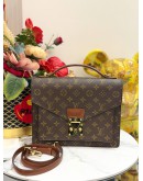 (LIKE NEW) LOUIS VUITTON MONCEAU 28 CROSSBODY BAG IN MONOGRAM WITH STRAP 