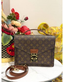 (LIKE NEW) LOUIS VUITTON MONCEAU 28 CROSSBODY BAG IN MONOGRAM WITH STRAP 