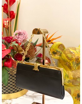 (LIKE NEW) CELINE LEATHER TOP HANDLE BAG 