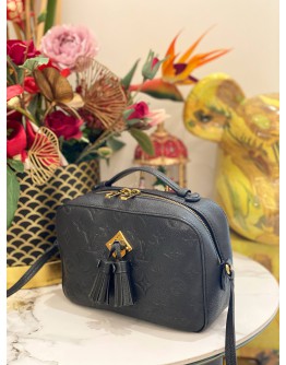 LOUIS VUITTON SAINTONGE SHOULDER BAG IN BLAVK MONOGRAM EMPREINTE LEATHER 