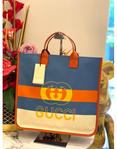GUCCI KIDS INTERLOCKING G TOTE BAG 