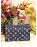 (LIKE NEW) LOUIS VUITTON GASTON WEARABLE WALLET IN  MONOGRAM SHADOW CALFSKIN LEATHER  WITH TWO COLOR MONOGRAM MOTIF