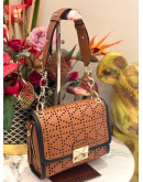 (LIKE NEW) KARL LAGERFELD K/PERFORATED HANDBAG 