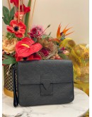 LOUIS VUITTON S LOCK CLUTCH  EMPREINTE MONOGRAM LEATHER 
