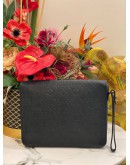 LOUIS VUITTON S LOCK CLUTCH  EMPREINTE MONOGRAM LEATHER 