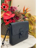 LOUIS VUITTON S LOCK CLUTCH  EMPREINTE MONOGRAM LEATHER 