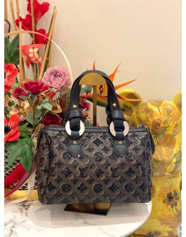 (LIKE NEW) LOUIS VUITTON LIMITED EDITION MONOGRAM ECLIPSE SEQUIN SPEEDY 28 