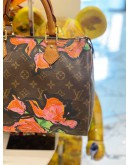 LOUIS VUITTON SPEEDY 30 IN BROWN MONOGRAM CANVAS WITH ROSE BAG