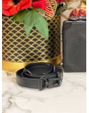 MICROCHIP LOUIS VUITTON M59163 HANDLE SOFT TRUNK CROSSBODY BAG IN BLACK TAURILLON MONOGRAM CALFSKIN LEATHER -FULL SET-