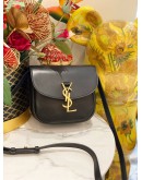 YSL SAINT LAURENT KAIA SMALL SATCHEL CROSSBODY IN BLACK