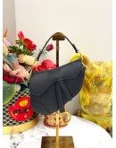 CHRISTIAN DIOR MINI SADDLE BAG IN BLACK 