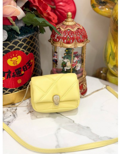 BVLGARI SERPENTI CABOCHON MINI CROSSBODY BAG IN YELLOW 
