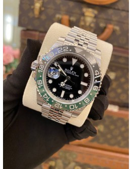 (LIKE NEW) 2016 ROLEX GMT-MASTER ll DATE UPGRADE SPRITE REF 116710LN BLACK DIAL 40MM AUTOMATIC WATCH 