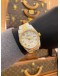 ROLEX DATEJUST 36 HALF 18K 750 YELLOW GOLD JUBILEE REF 16233 WHITE ROMAN NUMERALS DIAL 36MM AUTOMATIC WATCH -FULL SET-