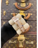 (LIKE NEW) 2011 ROLEX DAYTONA REF 116505 18K 750 EVEROSE GOLD UPGRADE 116595RBOW RAINBOW PAVE DIAMOND DIAL 40MM AUTOMATIC WATCH