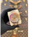 (LIKE NEW) 2011 ROLEX DAYTONA REF 116505 18K 750 EVEROSE GOLD UPGRADE 116595RBOW RAINBOW PAVE DIAMOND DIAL 40MM AUTOMATIC WATCH