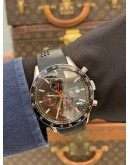 2015 TAG HEUER CARRERA CALIBRE 16 CHRONOGRAPH REF CV2014 BLACK DIAL 41MM AUTOMATIC WATCH -FULL SET-