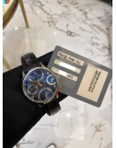 2017 MAURICE LACROIX MASTERPIECE DOUBLE RETROGRADE GMT REF MP6578-SS001-331 BLACK DIAL 43MM AUTOMATIC WATCH -FULL SET-