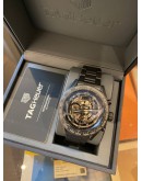 2019 TAG HEUER CARRERA CALIBRE HEUER 01 CHRONOGRAPH BLACK CERAMIC REF CAR2A91 SKELETON DIAL 45MM AUTOMATIC WATCH -FULL SET-