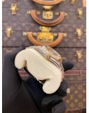 ROLEX DATEJUST 36 HALF 18K 750 YELLOW GOLD JUBILEE DIAMOND REF 16233 CHAMPAGNE DIAMOND DIAL 36MM AUTOMATIC WATCH