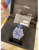 (UNUSED) 2025 TUDOR PELAGOS FXD MARINE NATIONALE BLUE TITANIUM REF 25707 BLUE DIAL 42MM AUTOMATIC WATCH -FULL SET-