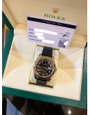 (LIKE NEW) 2013 ROLEX DATEJUST II 18K 750 YELLOW GOLD REF 116333 BLACK DIAL 41MM AUTOMATIC WATCH