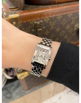 (LIKE NEW) 2013 LONGINES DOLCE VITA REF L5.155.4 WHITE ROMAN DIAL 20MM QUARTZ WATCH 