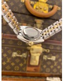 (LIKE NEW) 2011 TUDOR CLASSIC DATE REF 22023 HALF 18K 750 YELLOW GOLD DIAMOND BEZEL DIAMOND DIAL 28MM AUTOMATIC WATCH -FULL SET-