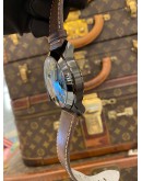 2022 GRAHAM CHRONOFIGHTER OVERSIZE REF 2CCAU.B09A GREEN FLASH DIAL WITH YELLOW ARABIC NUMERALS 47MM AUTOMATIC WATCH