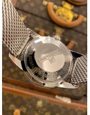 (UNUSED) 2020 BREITLING SUPEROCEAN HERITAGE II 46 REF AB2020 BLUE DIAL 46MM AUTOMATIC WATCH -FULL SET-