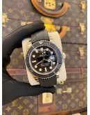 (UNUSED) 2020 ROLEX YACHT-MASTER 42 18K 750 WHITE GOLD REF 226659 BLACK DIAL 42MM AUTOMATIC WATCH -FULL SET-