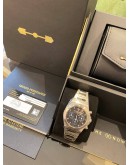 (BRAND NEW) 2025 GIRARD-PERREGAUX LAUREATO CHRONOGRAPH BLUE EYES REF 81020-11-631-11A BLACK DIAL 42MM AUTOMATIC WATCH -FULL SET-
