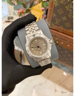 2003 TAG HEUER PROFESSIONAL 1500 REF 959.713K-2 GRANITE DIAL 38MM QUARTZ WATCH -FULL SET-