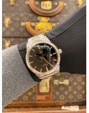 (LIKE NEW) 2022 TUDOR STYLE REF 12703 HALF 18K 750 YELLOW GOLD BLACK WITH GOLD ACCENTS DIAL 41MM AUTOMATIC WATCH -FULL SET-