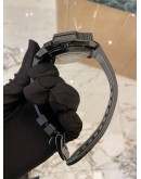 (UNUSED) 2022 GRAHAM CHRONOFIGHTER OVERSIZE GREEN FLASH DIAL WITH YELLOW ARABIC NUMERALS 47MM AUTOMATIC WATCH -FULL SET-