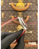 (UNUSED) 2009 AUDEMARS PIGUET ROYAL OAK OFFSHORE LADIES REF 77151 RED DIAL 30MM AUTOMATIC WATCH -FULL SET-