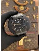 (LIKE NEW) 2023 HUBLOT CLASSIC FUSION BLACK MAGIC CERAMIC REF 542.CM.1171.RX BLACK DIAL 42MM AUTOMATIC WATCH