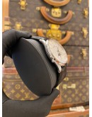 (UNUSED) 2022 JAEGER-LECOULTRE MASTER ULTRA THIN MOON FACE REF Q1368430 SILVER DIAL 39MM AUTOMATIC WATCH -FULL SET-