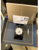 (UNUSED) 2022 JAEGER-LECOULTRE MASTER ULTRA THIN MOON FACE REF Q1368430 SILVER DIAL 39MM AUTOMATIC WATCH -FULL SET-