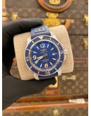 (UNUSED) 2022 BREITLING SUPEROCEAN BLUE CERAMIC BEZEL REF A17367 BLUE DIAL 44MM AUTOMATIC WATCH -FULL SET-