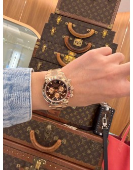(UNUSED) 2021 ROLEX DAYTONA 18K 750 ROSE GOLD REF 116505 40MM AUTOMATIC WATCH (UNUSED) 2021 ROLEX DAYTONA 18K 750 ROSE GOLD REF 116505 40MM AUTOMATIC WATCH