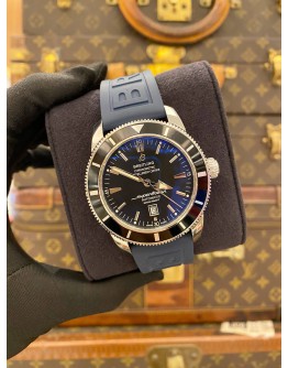 (LIKE NEW) 2014 BREITLING SUPEROCEAN HERITAGE 46 REF A1732024 BLACK DIAL 46MM AUTOMATIC WATCH -FULL SET-