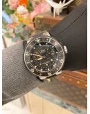 (LIKE NEW) 2015 ORIS PRODIVER POINTER MOON PHASE TITANIUM REF 01 761 7682 7154 BLACK DIAL 49MM AUTOMATIC WATCH